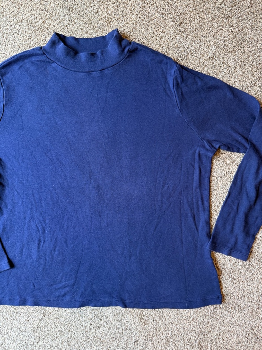 White Stag | Dark Blue Turtleneck Long Sleeve Top